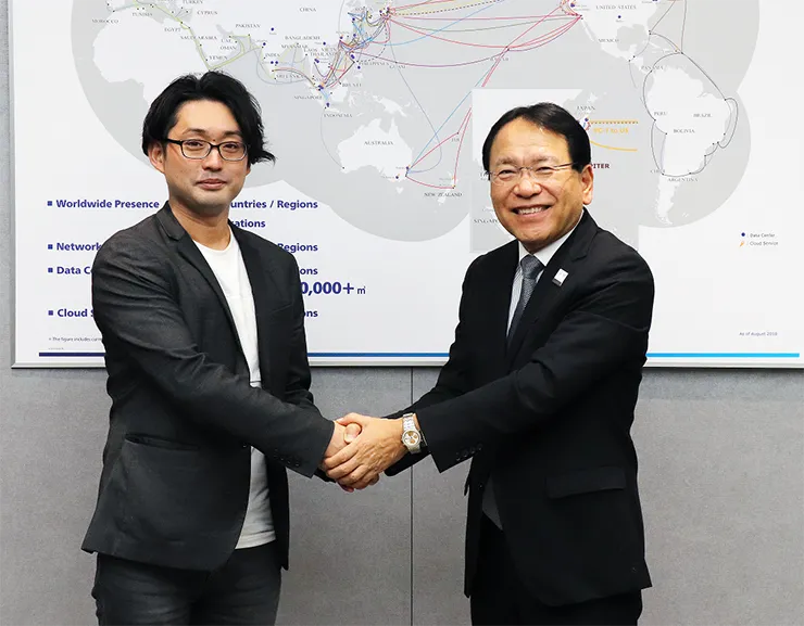 NTTコミュニケーションズとコードタクトの協業イメージ