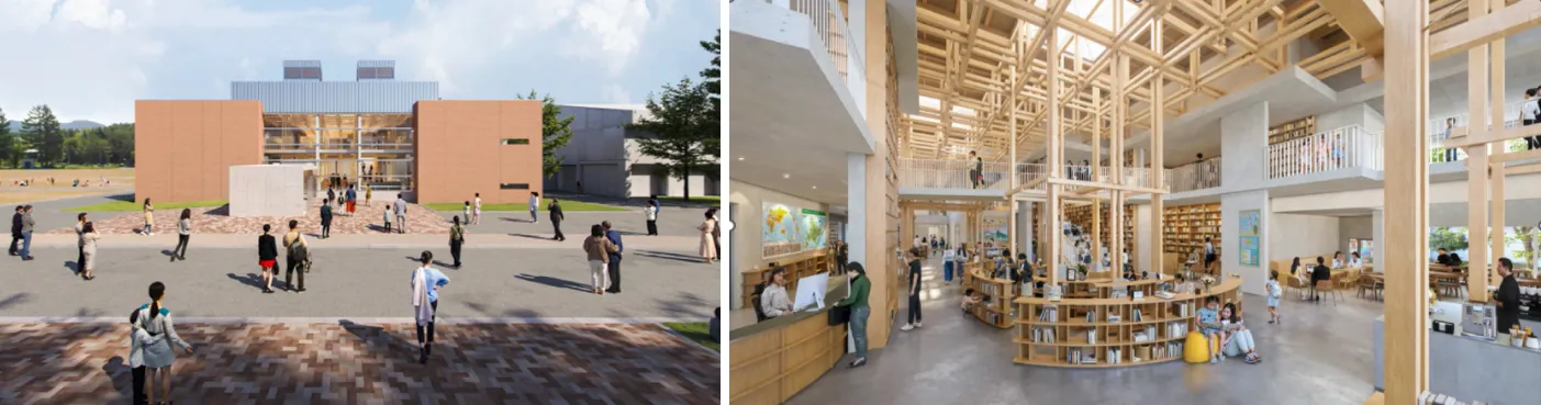 中頓別学園の新校舎イメージ